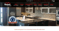 Desktop Screenshot of koontzbuilder.com